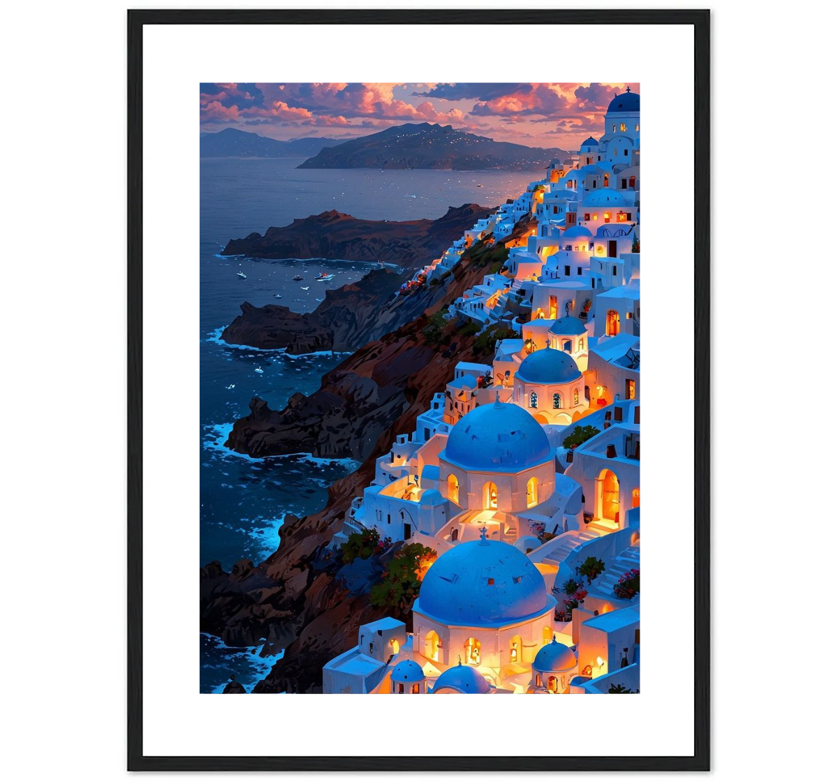 Ilustración Santorini