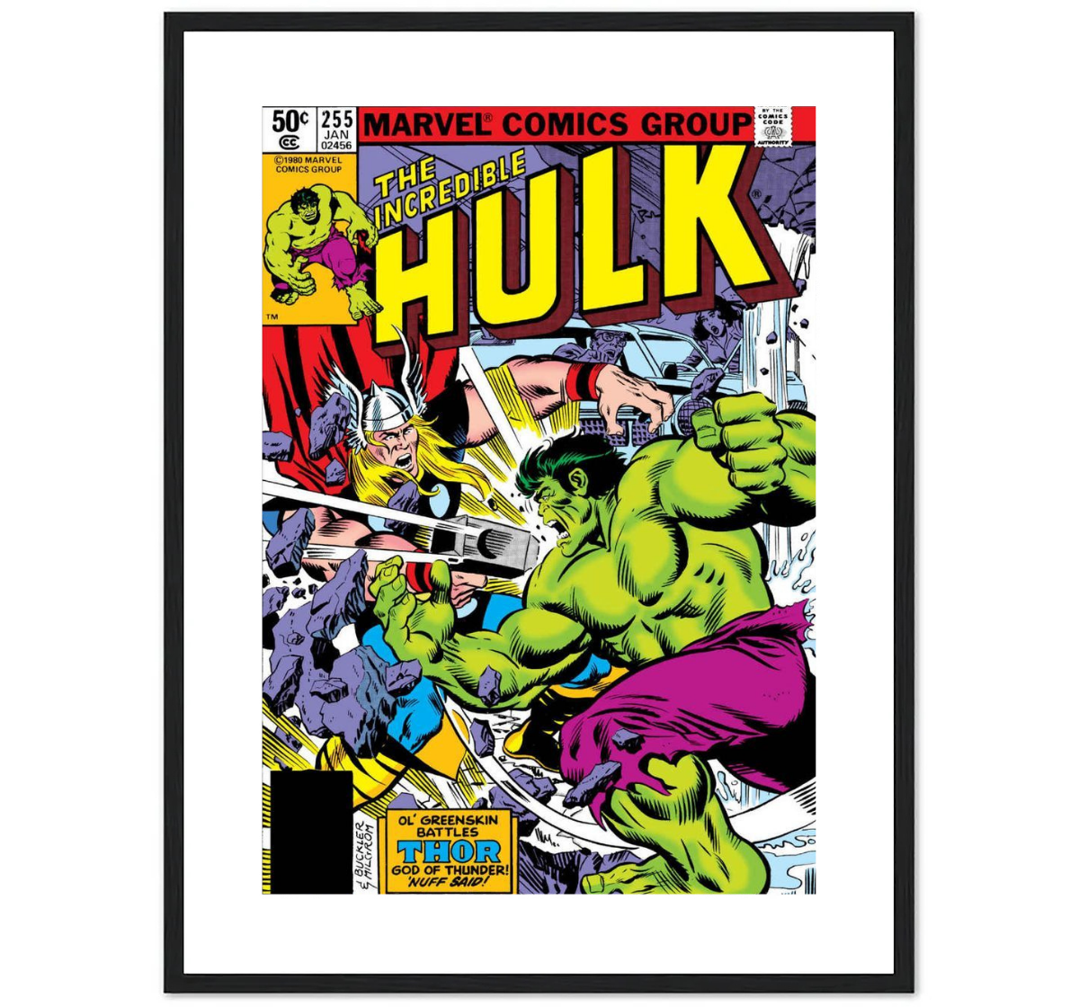 El Increible Hulk - Portada Cómic
