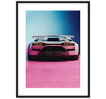 Lamborghini Countach Front - Pink