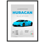Lamborghini Huracan Blue Spyder