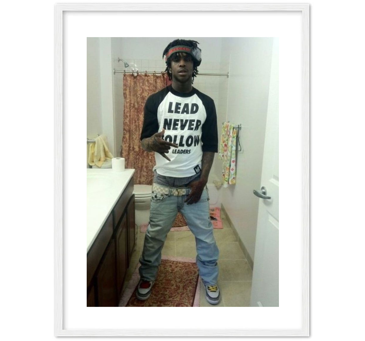 LEAD NEVER FOLLOW LEADERS