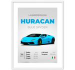 Lamborghini Huracan Blue Spyder