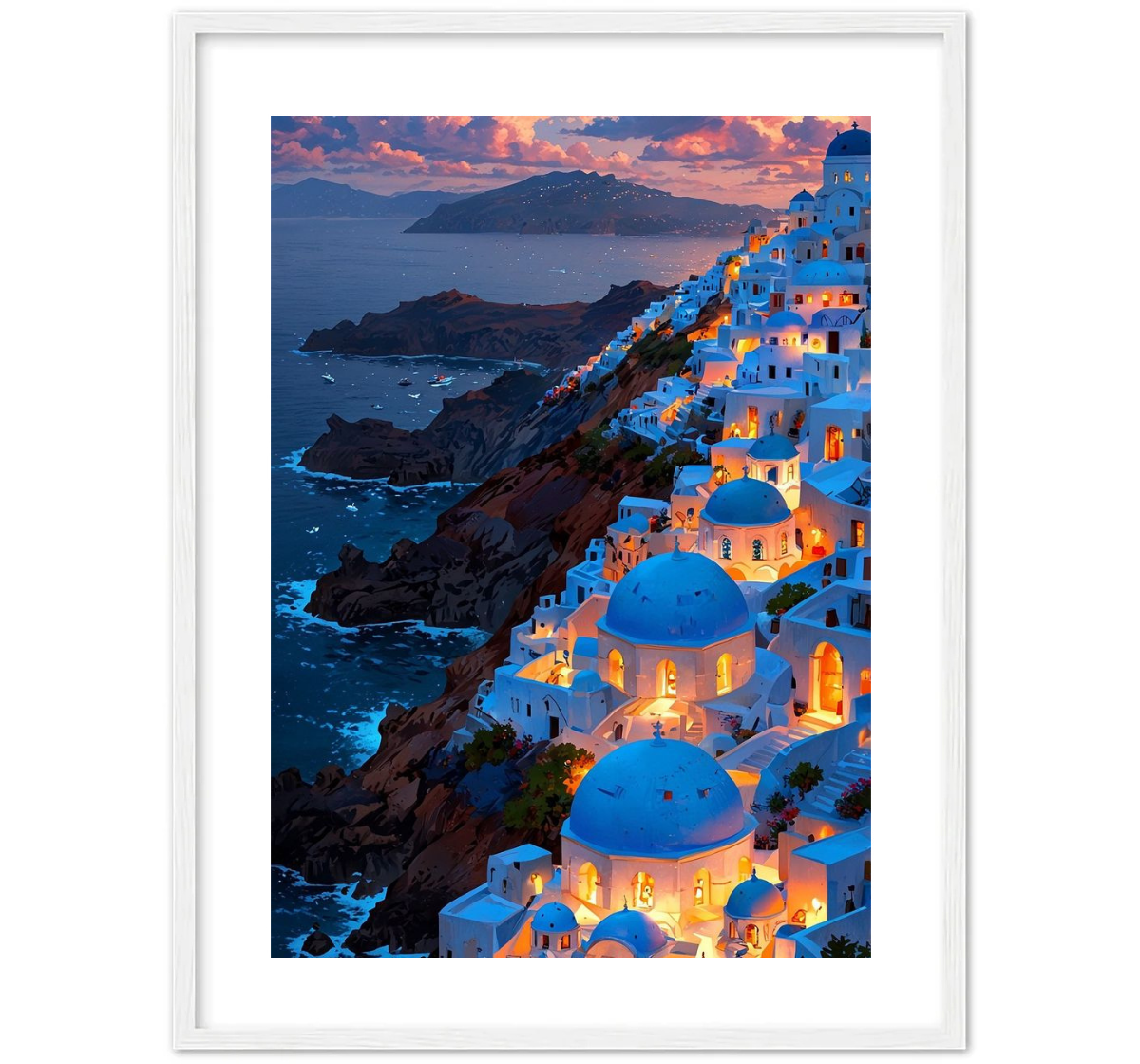 Ilustración Santorini