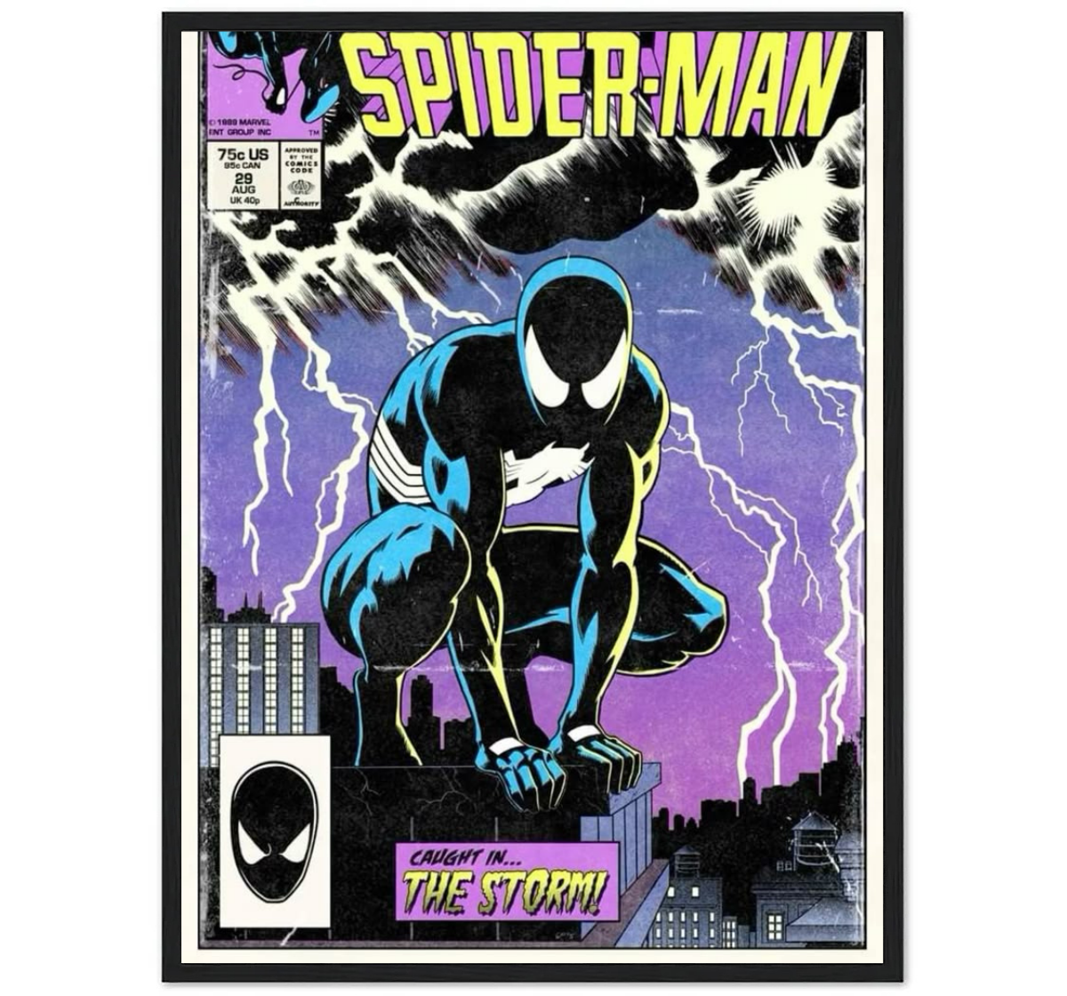 Sipderman Negro - Portada Cómic