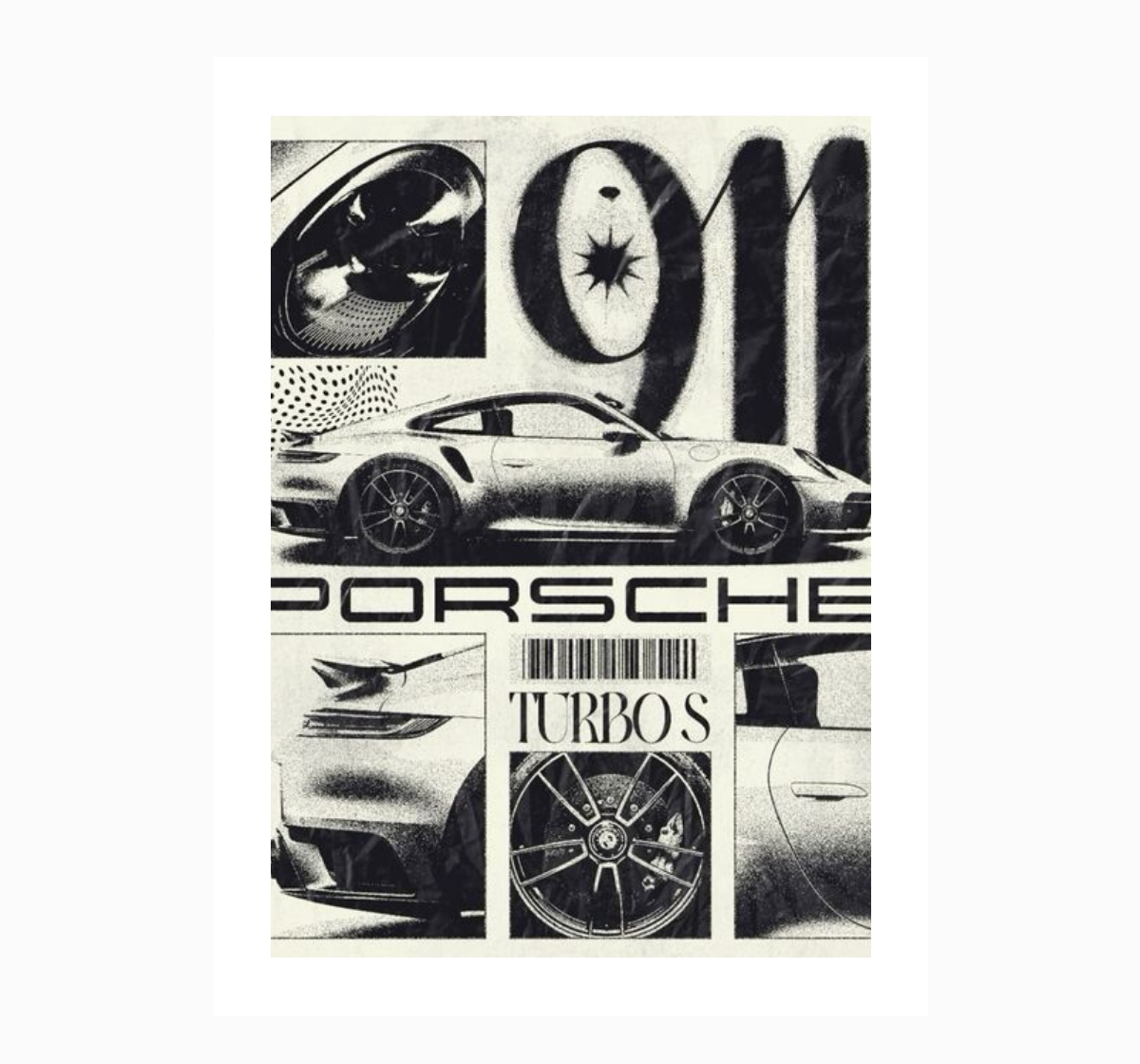 Póster Porsche 911 Turbo