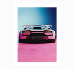 Lamborghini Countach Front - Pink