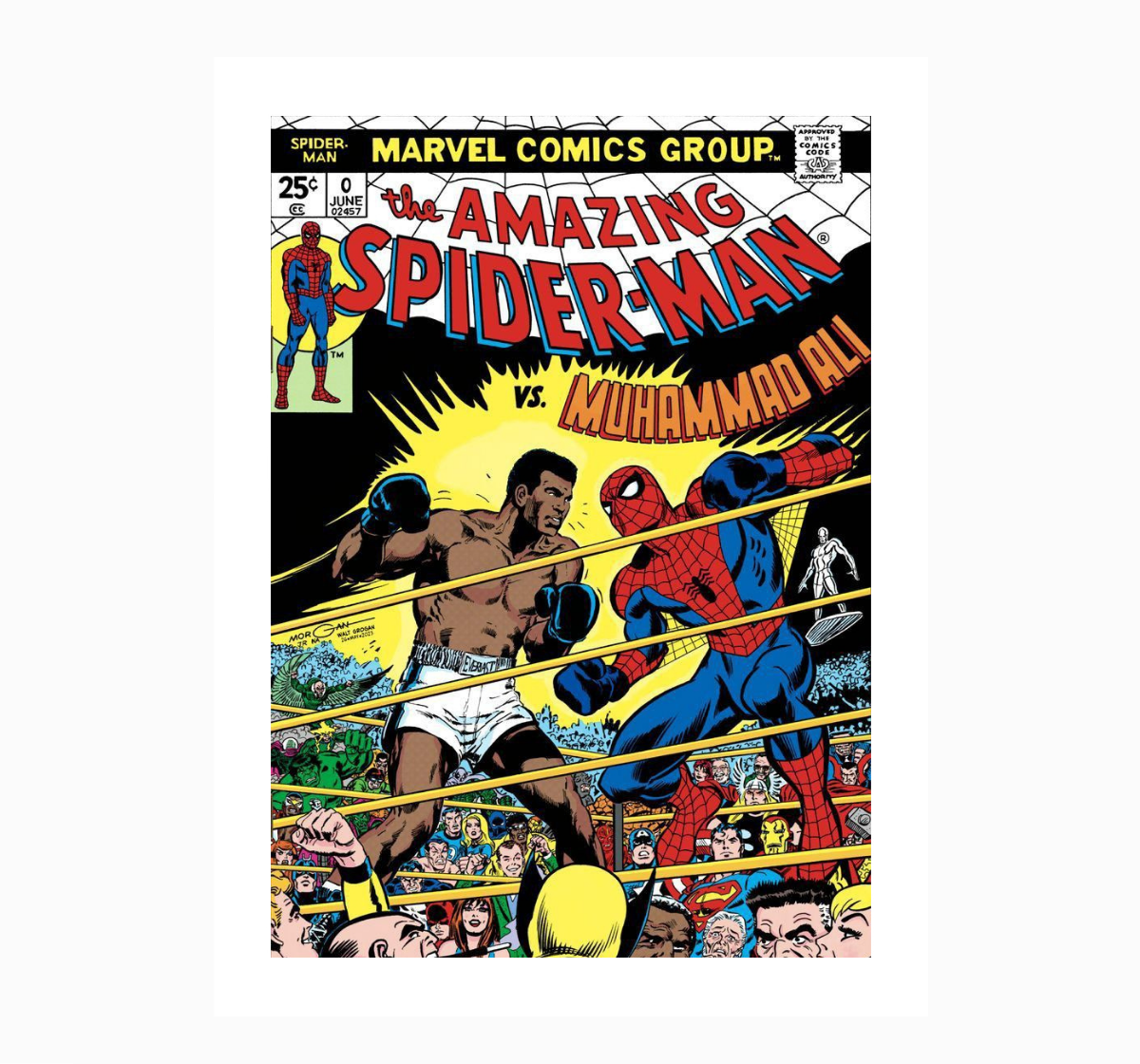 Spiderman vs Muhammad Ali - Portada Cómic