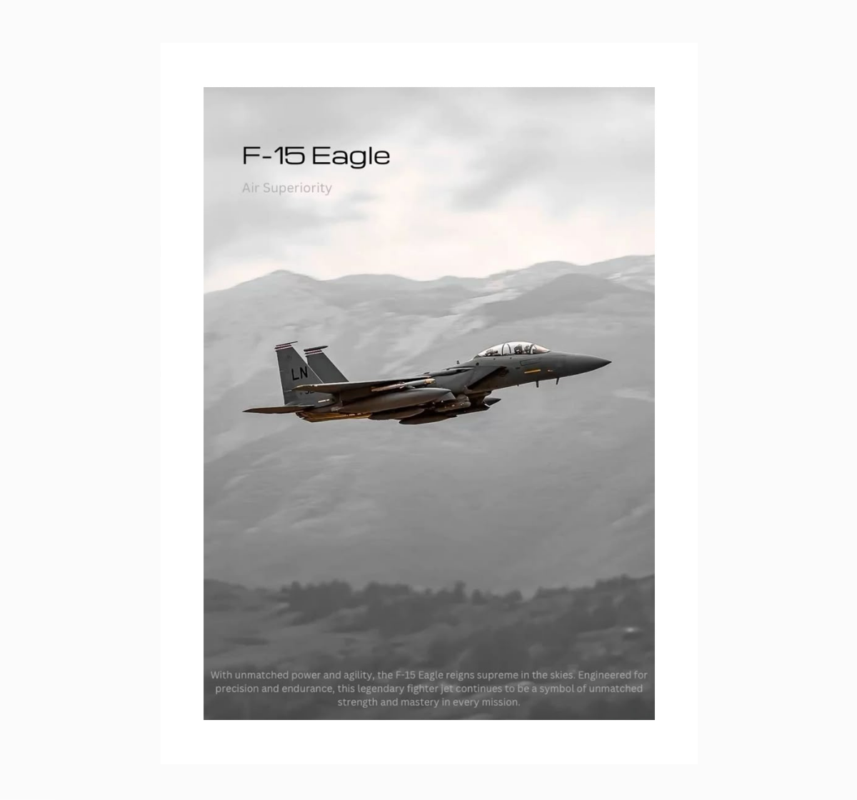 Caza F-15 Eagle