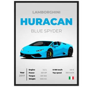 Lamborghini Huracan Blue Spyder
