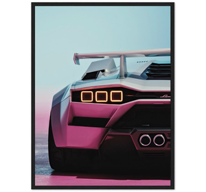 Lamborghini Countach Back - Pink