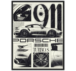 Póster Porsche 911 Turbo