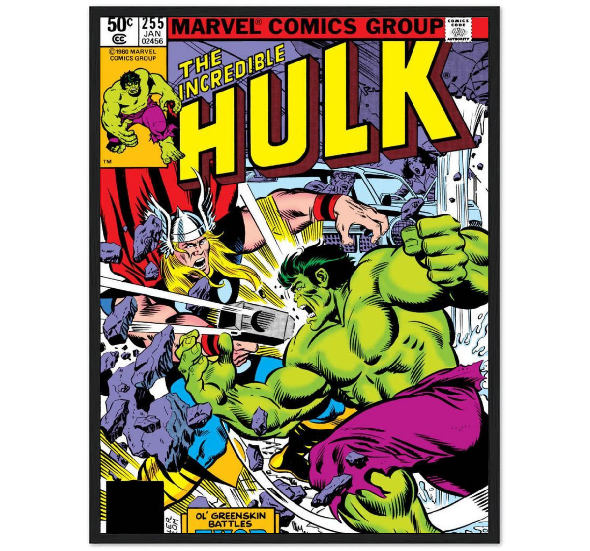 El Increible Hulk - Portada Cómic