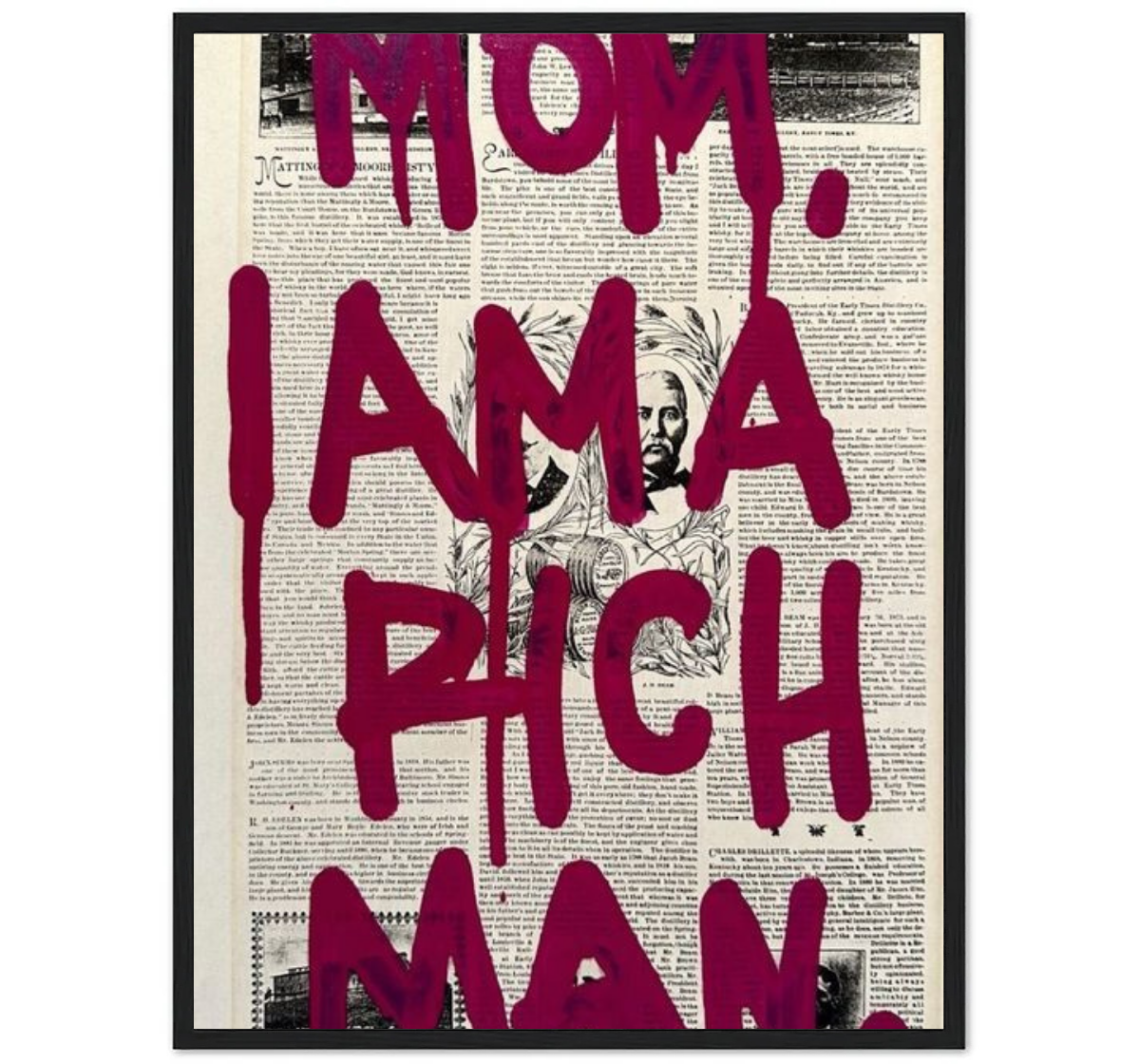 MOM, I AM A RICH MAN.