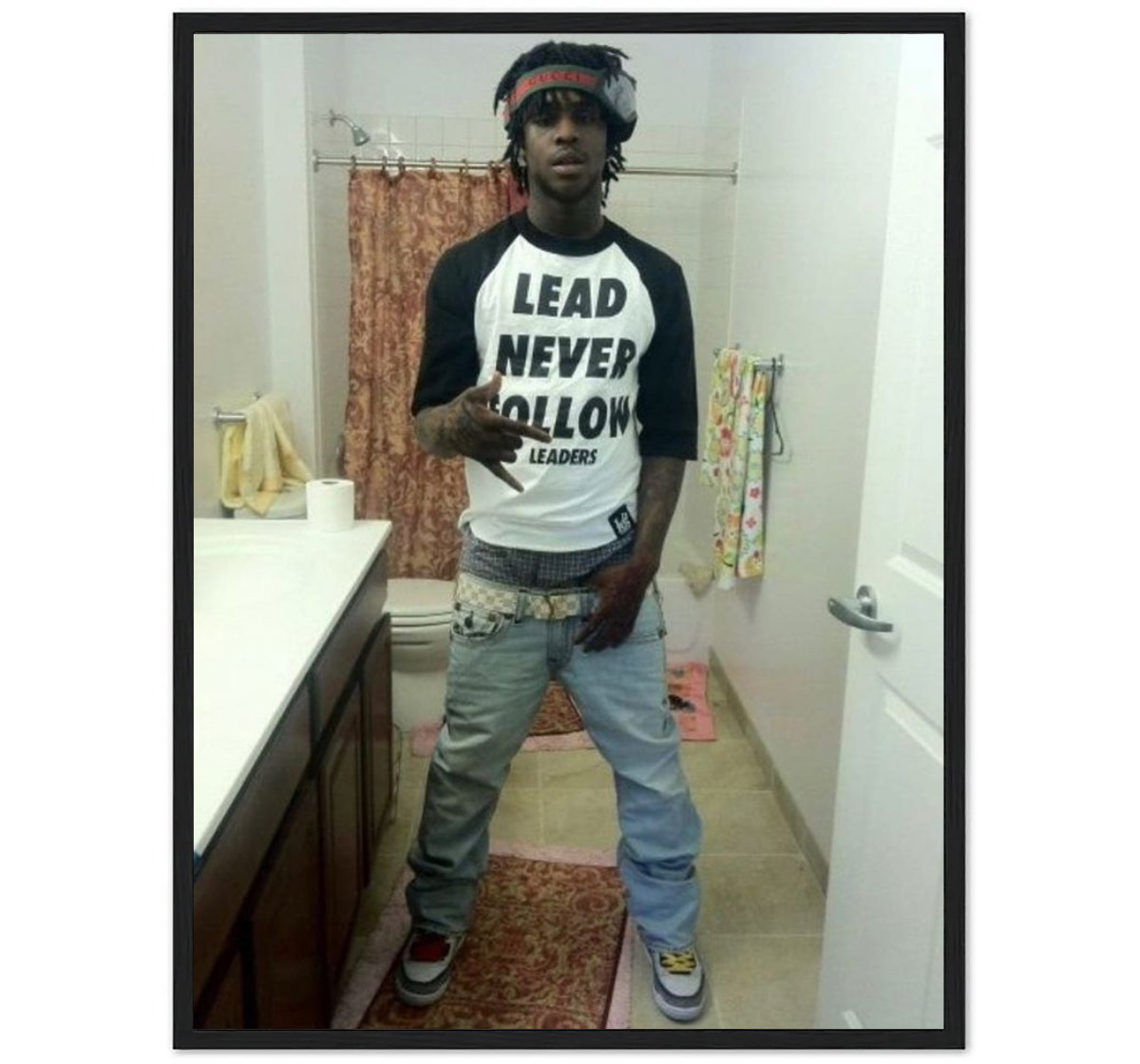 LEAD NEVER FOLLOW LEADERS