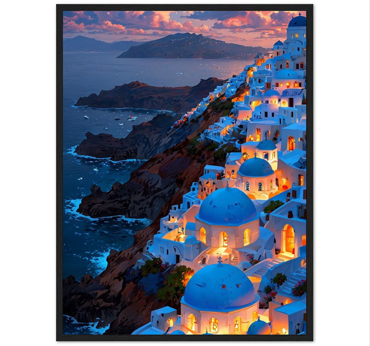 Ilustración Santorini