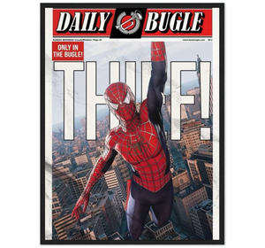 Sipderman "THIEF" - Portada Del Periódico Daily Bugle