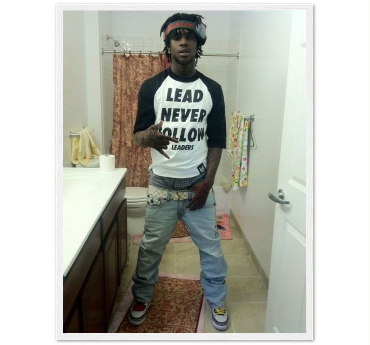 LEAD NEVER FOLLOW LEADERS