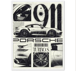 Póster Porsche 911 Turbo