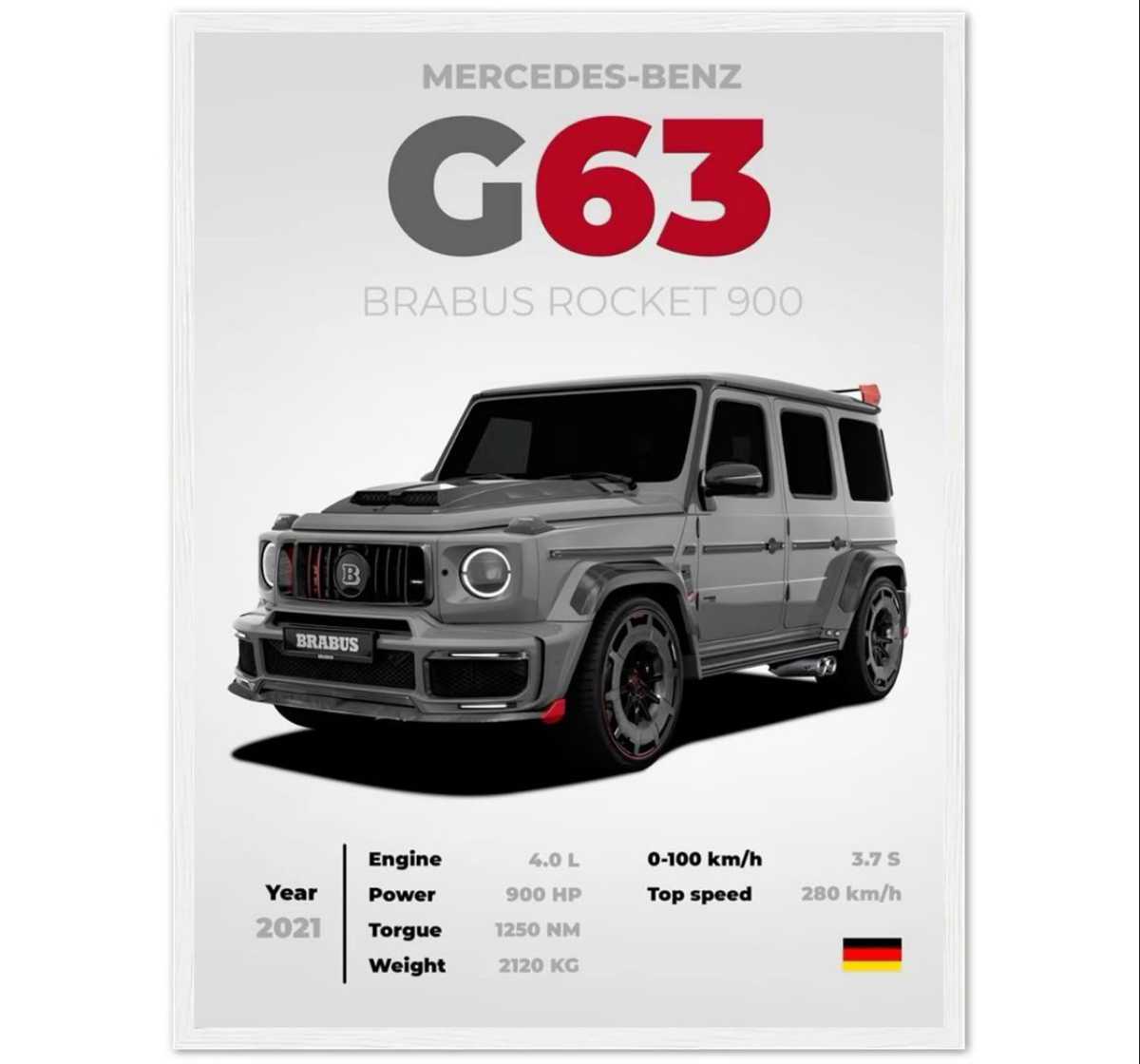 Mercedes-Benz G63 BRABUS ROCKET 900