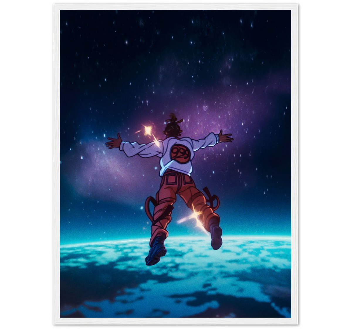 Cuadro de Fortnite - Falling In Galaxy
