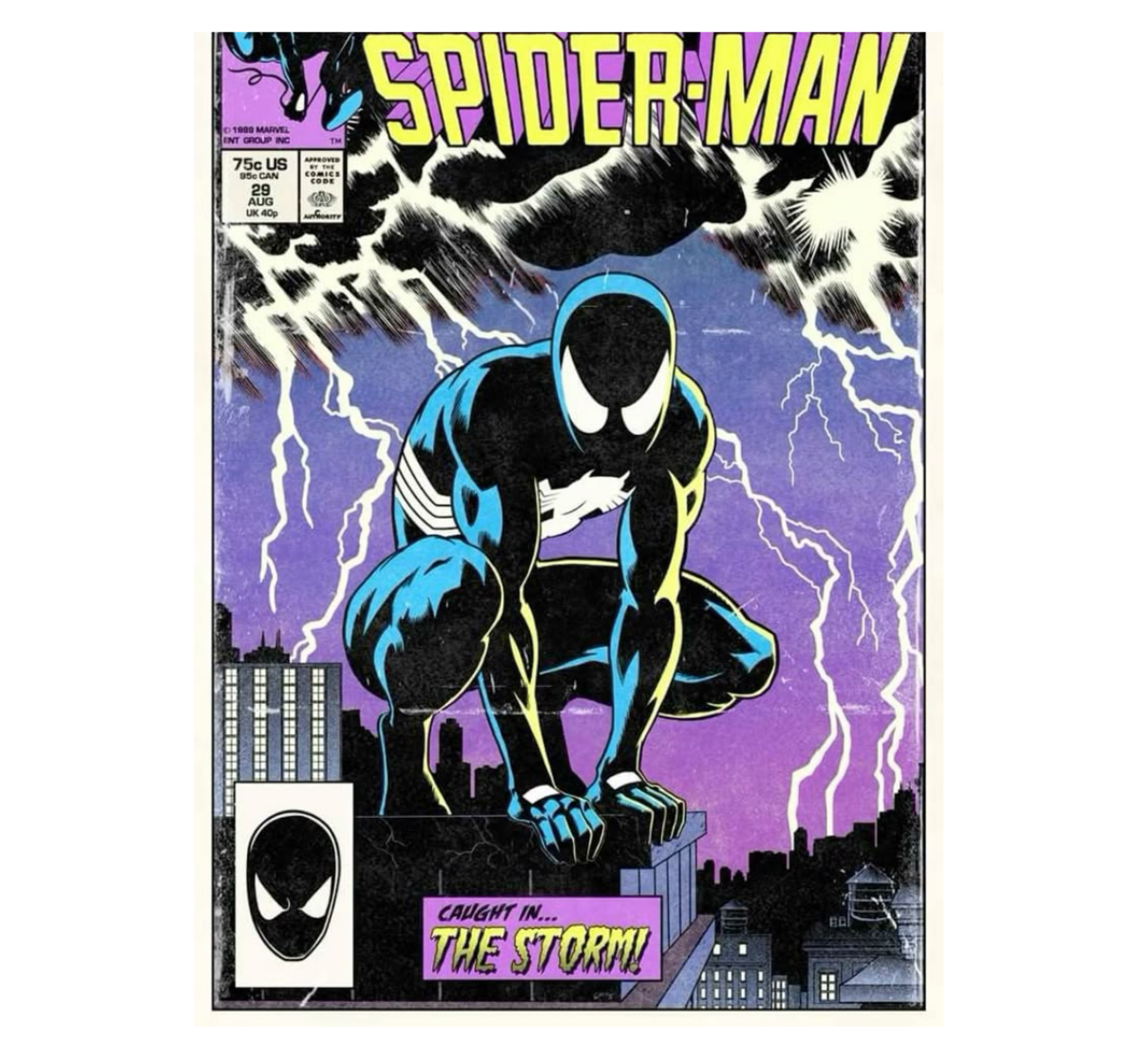 Sipderman Negro - Portada Cómic