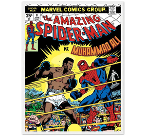 Spiderman vs Muhammad Ali - Portada Cómic