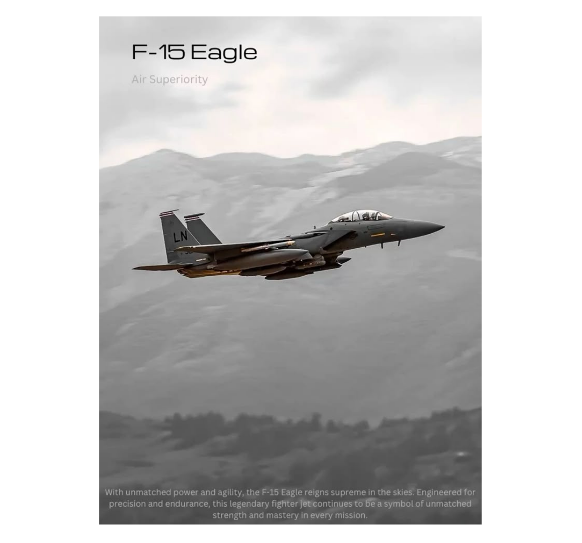Caza F-15 Eagle