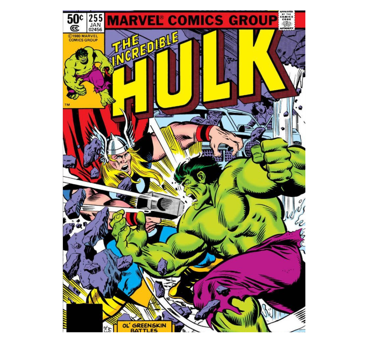 El Increible Hulk - Portada Cómic