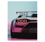 Lamborghini Countach Back - Pink