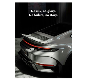 No Risk, No Glory - No Failure, No Story