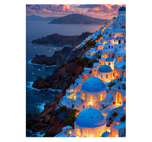 Ilustración Santorini