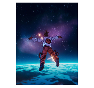 Cuadro de Fortnite - Falling In Galaxy